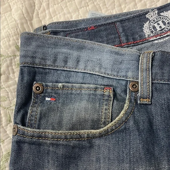 Tommy Hilfiger Men's Dark Blue Straight Jeans - Picture 4 of 5